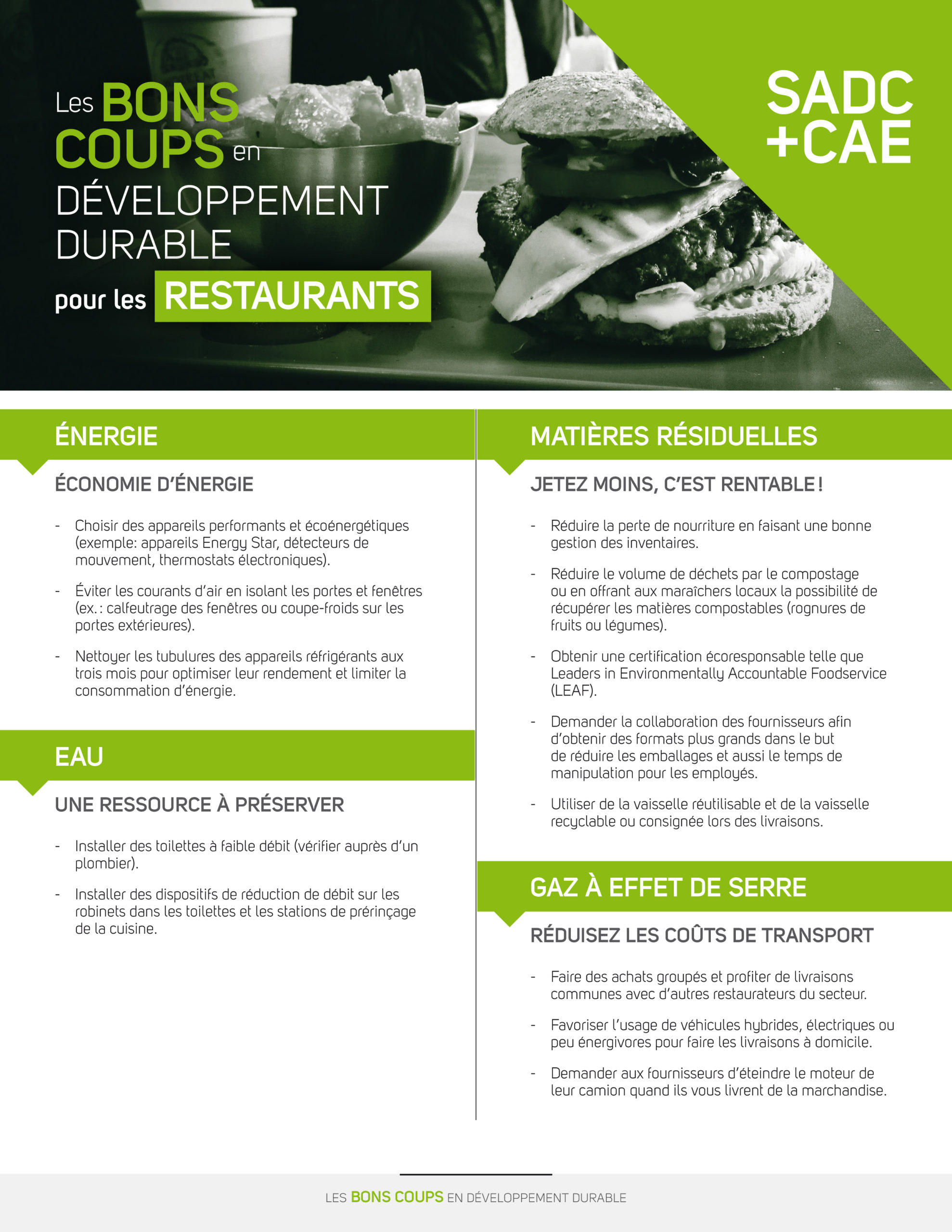 BONS COUPS EN DD – LES RESTAURANTS