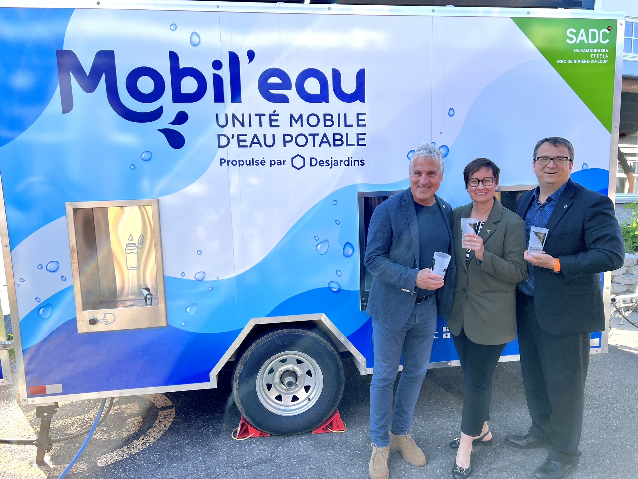 Desjardins, commanditaire majeur du projet Mobil’eau