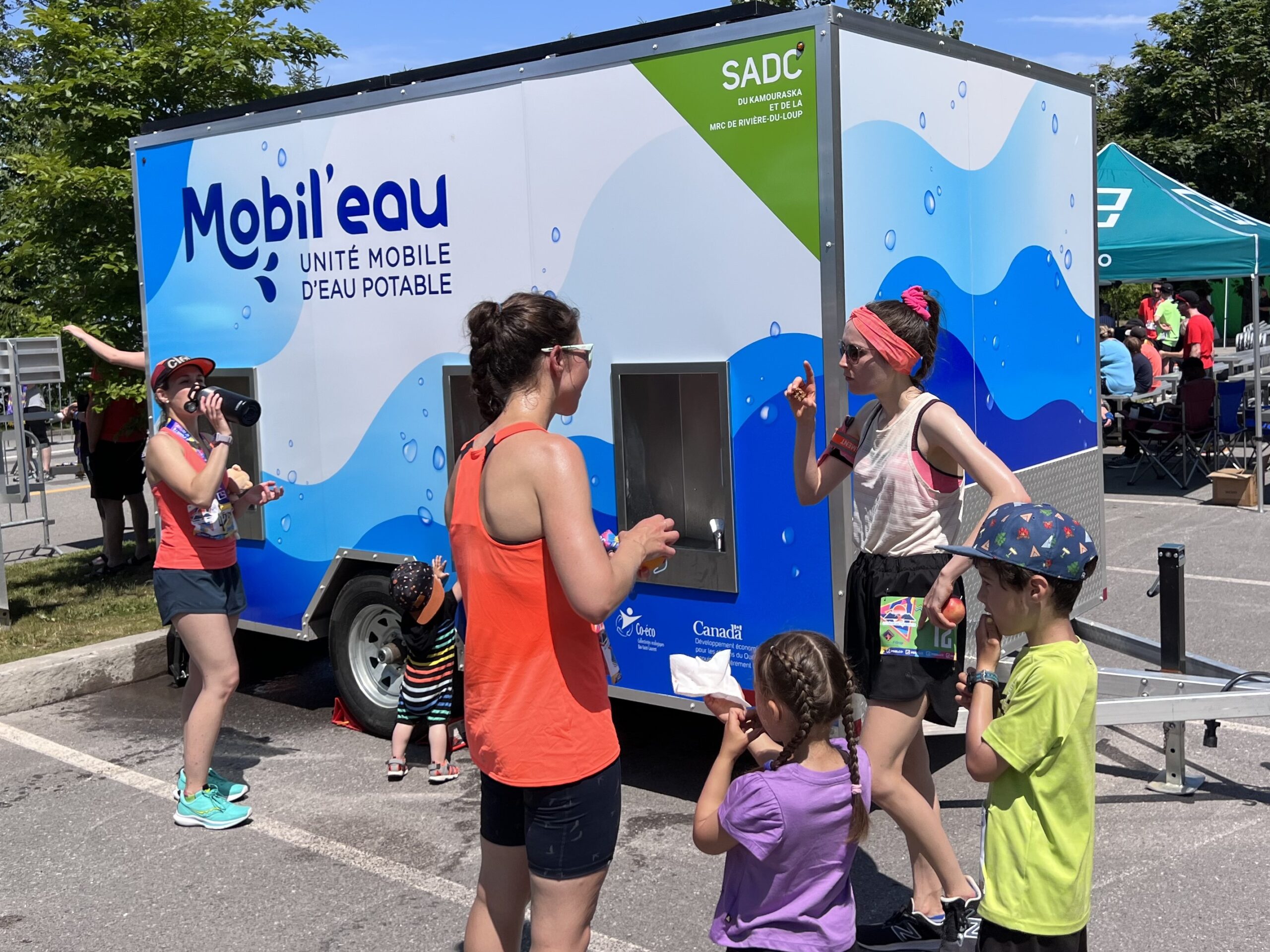 Mobil’eau, unités mobiles d’eau potable et de lavage de vaisselle