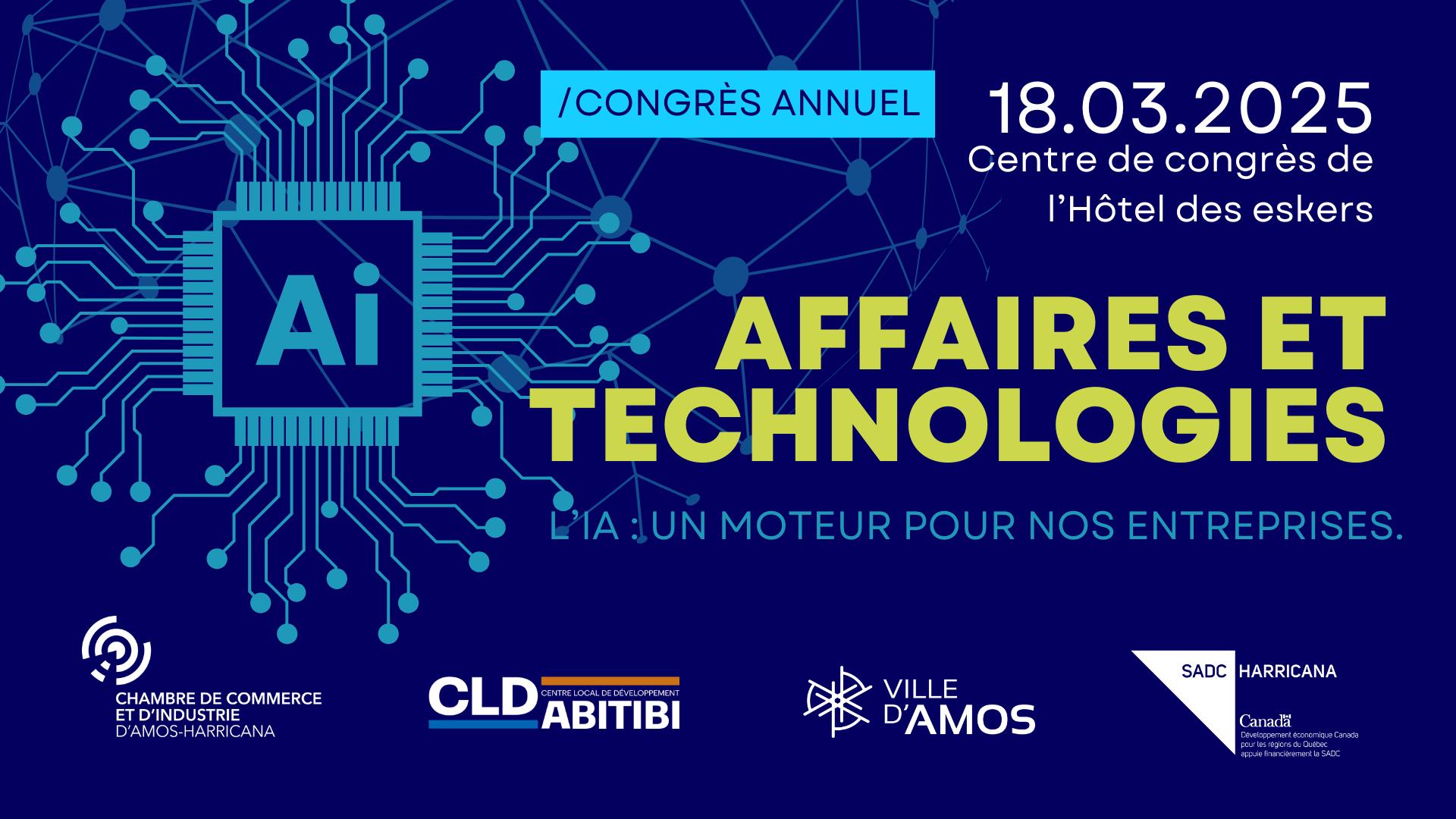 18 mars 2025 : Colloque Affaires et Technologies – #Afftech2025